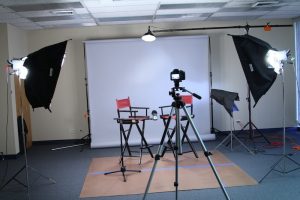 video production studio setup